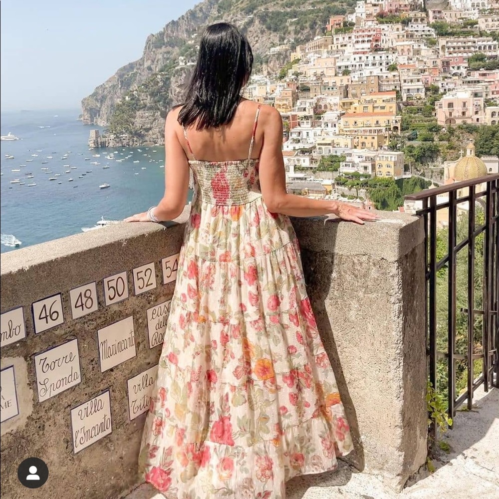 MNG floral print dress bloggers fav